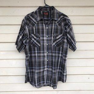 Plains Western Shirt Men's X-Large Pearl Snap